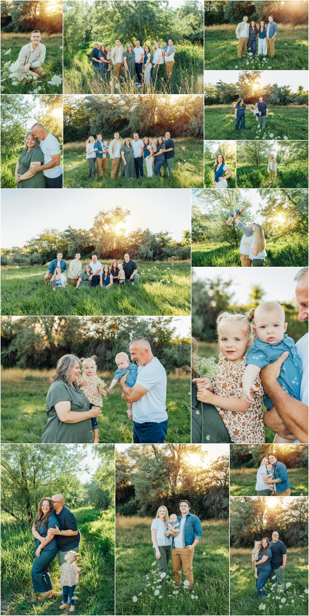 American Fork Photographer - Extended Family Summer Pictures