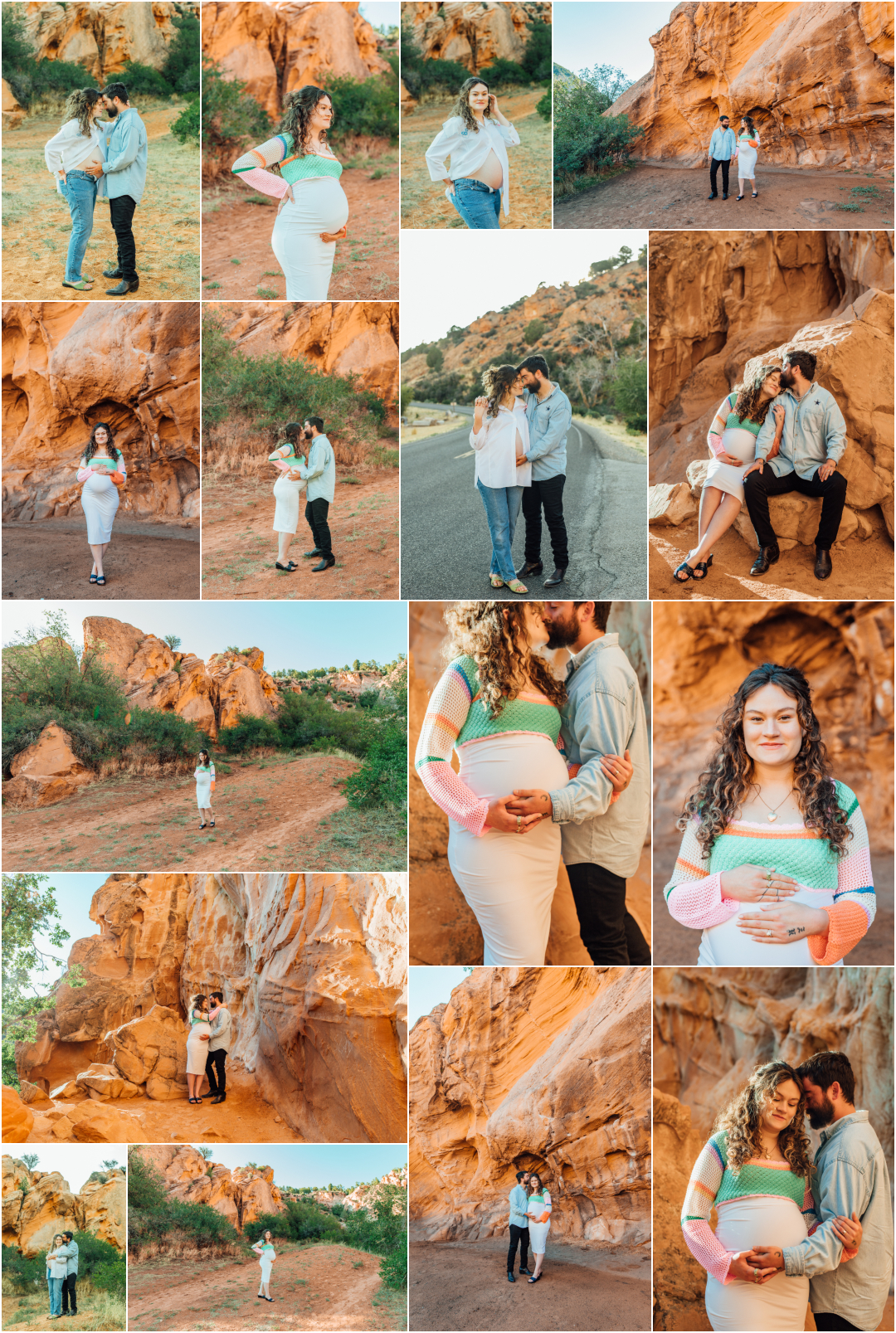 Summer Maternity Photography - Spanish Fork Red Rock