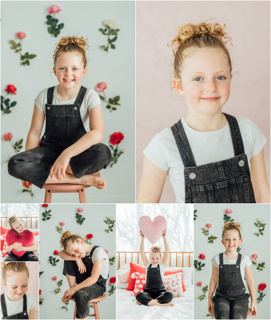 Valentines Day Themed Pictures - Childrens Portrait Photographer