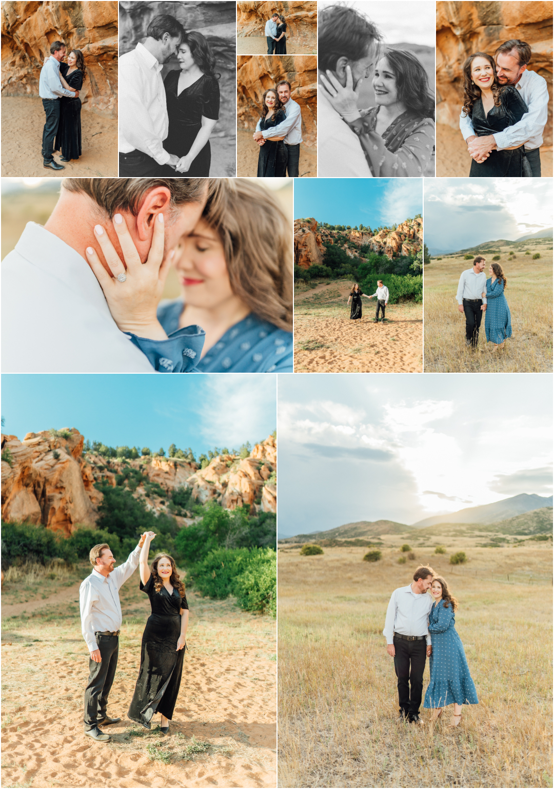 Spanish Fork Wedding Photographer - Red Rock Engagements