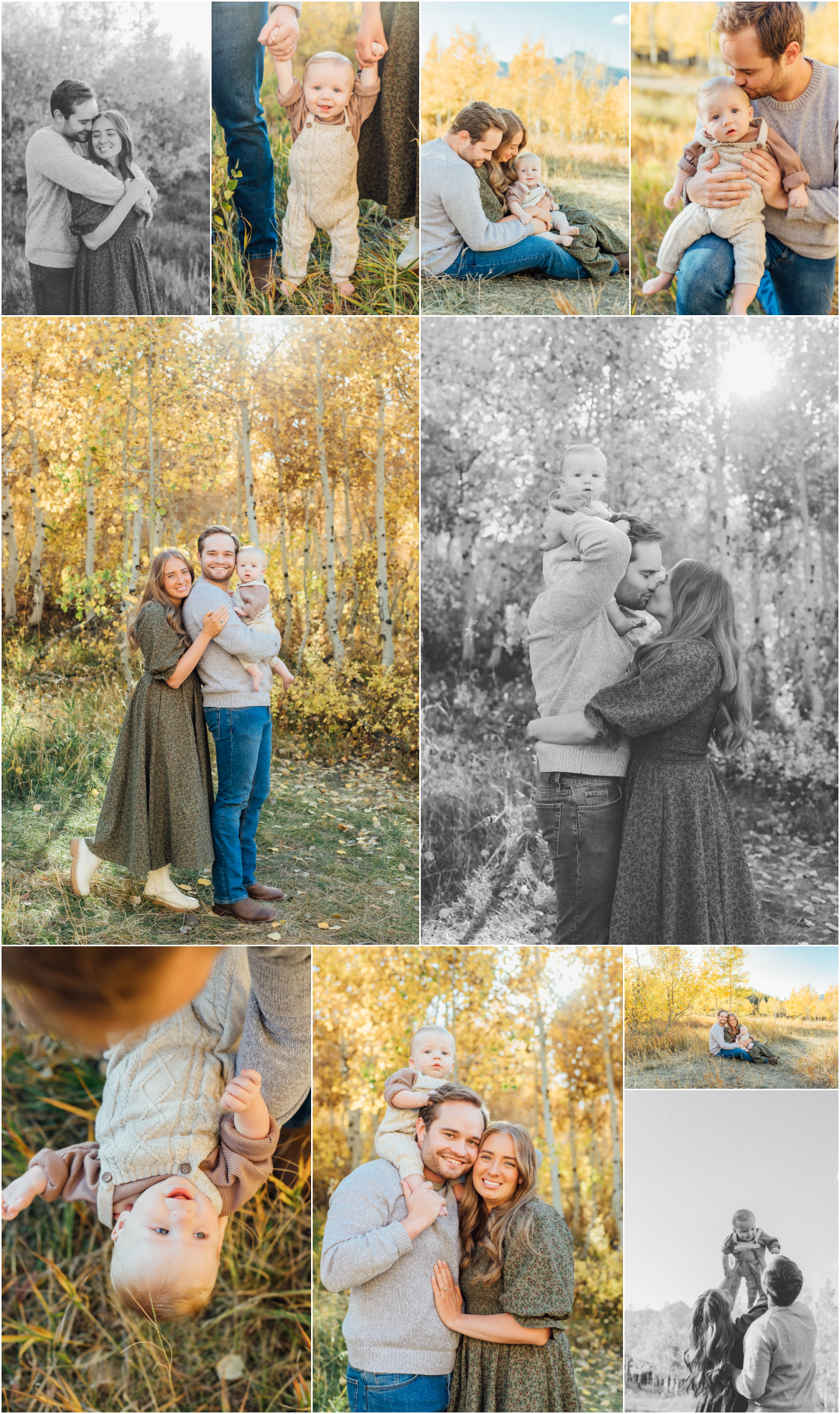 Family pictures with a baby - Utah County Best Family Photographer