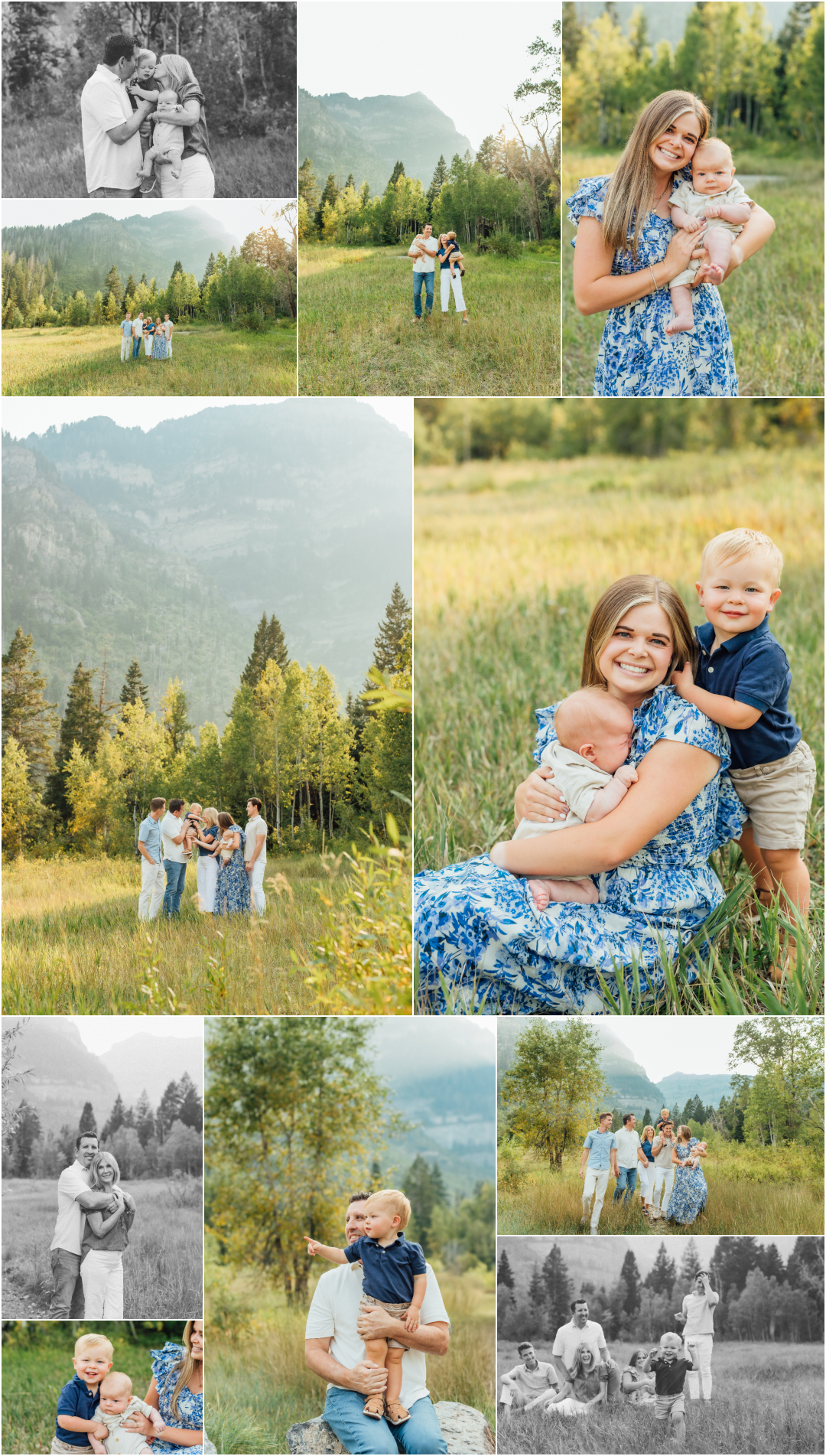 Extended Family Pictures - Aspen Grove Provo Utah