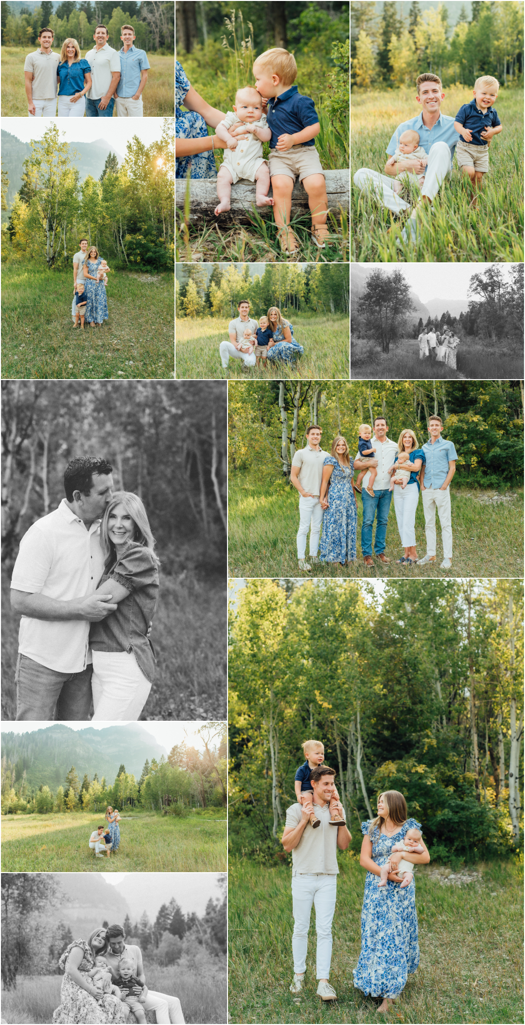 Extended Family Pictures - Aspen Grove Provo Utah