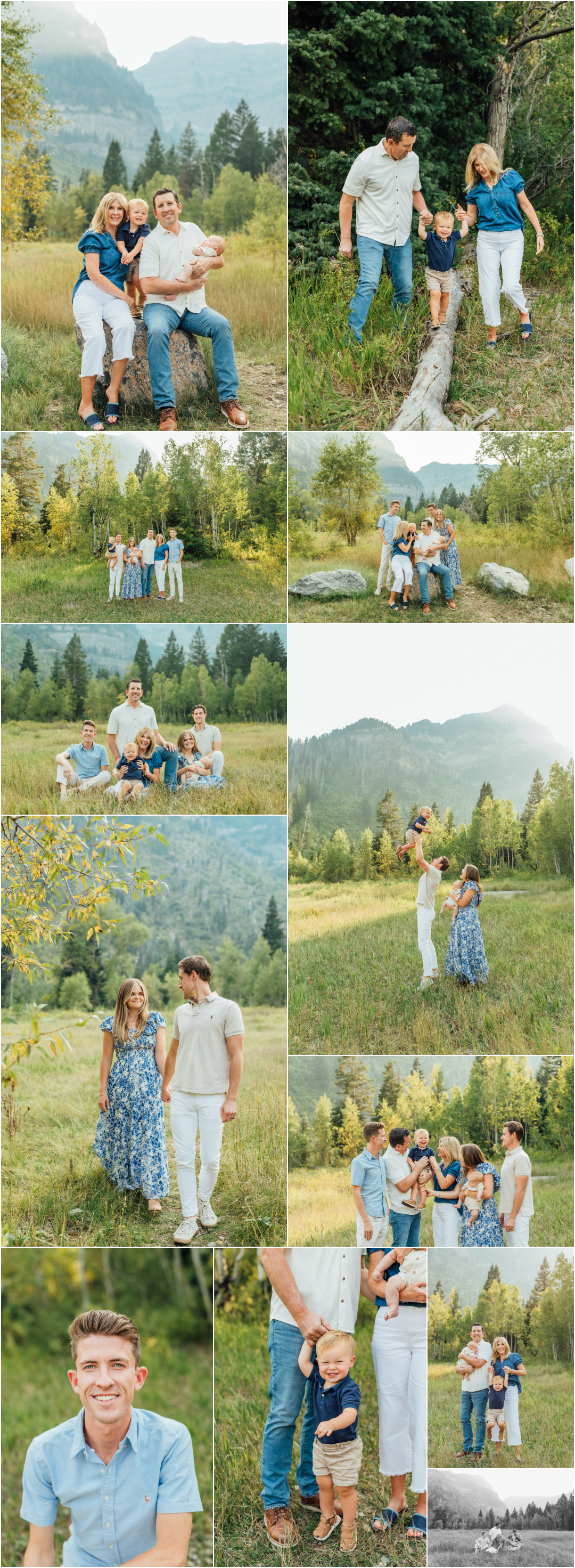 Extended Family Pictures - Aspen Grove Provo Utah