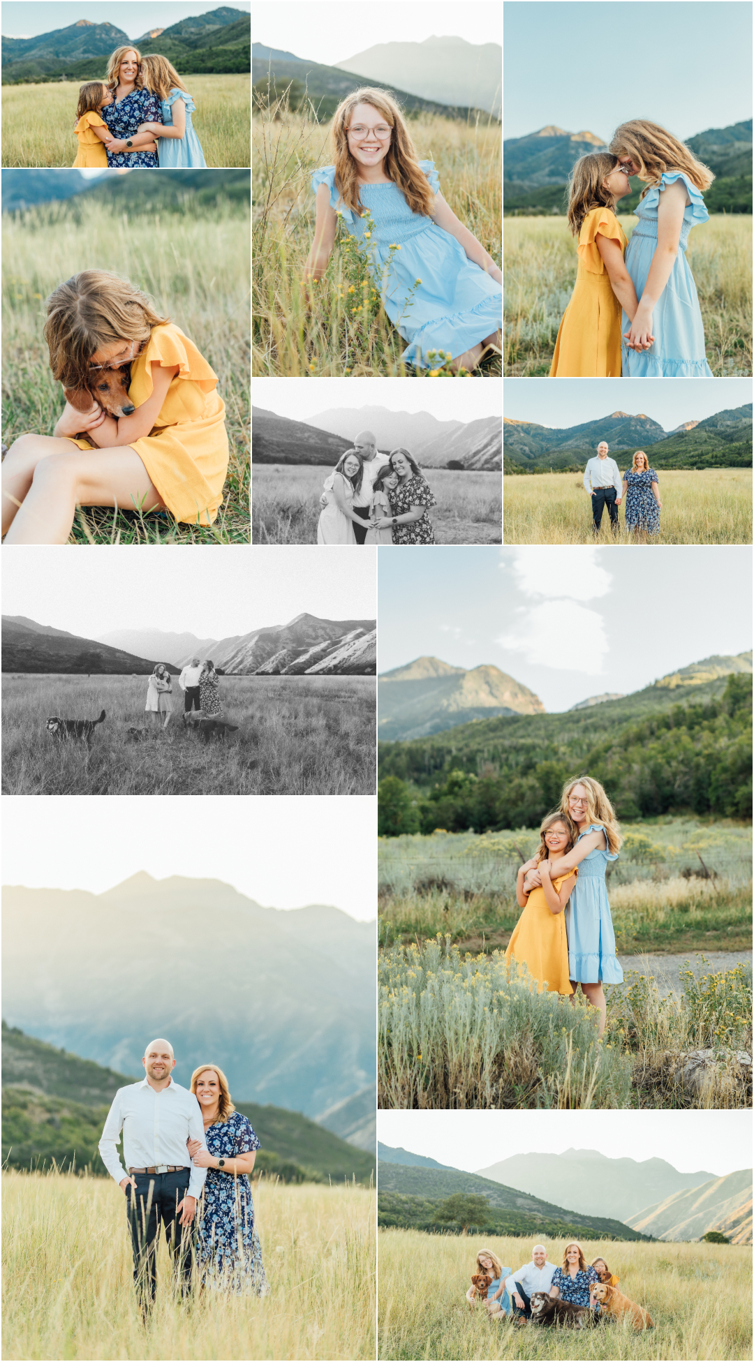 Provo Canyon Photography - Family Pictures with Dogs