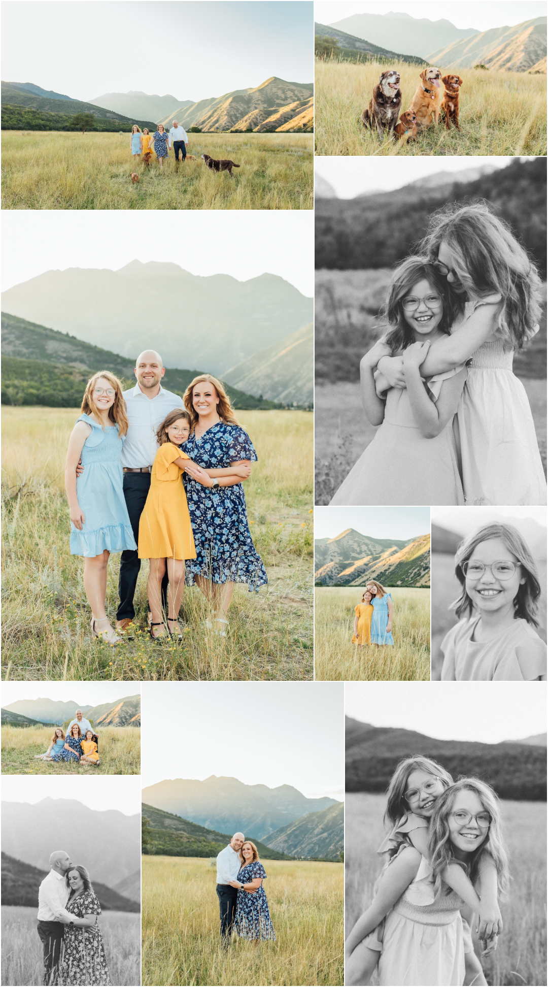 Provo Canyon Photography - Family Pictures with Dogs