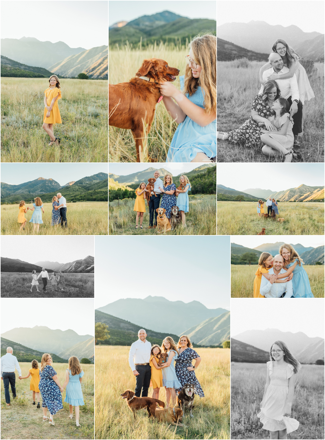 Provo Canyon Photography - Family Pictures with Dogs