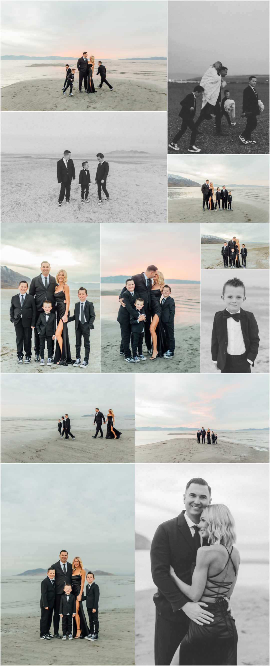 Elegant and Formal Family Pictures - Great Saltair SLC