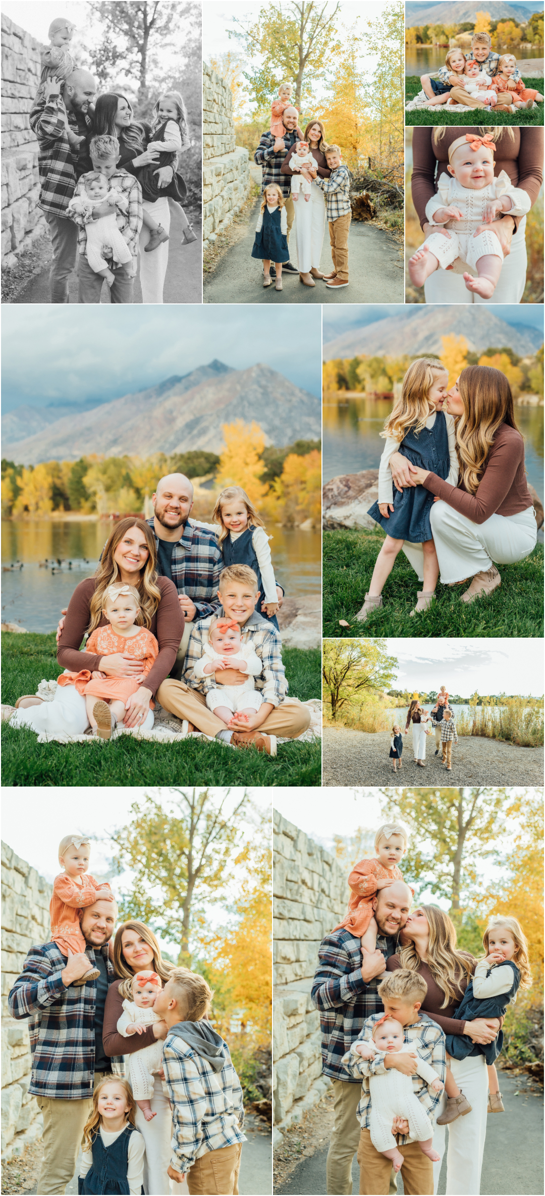 Highland Utah Photographer - Fall Family Pictures