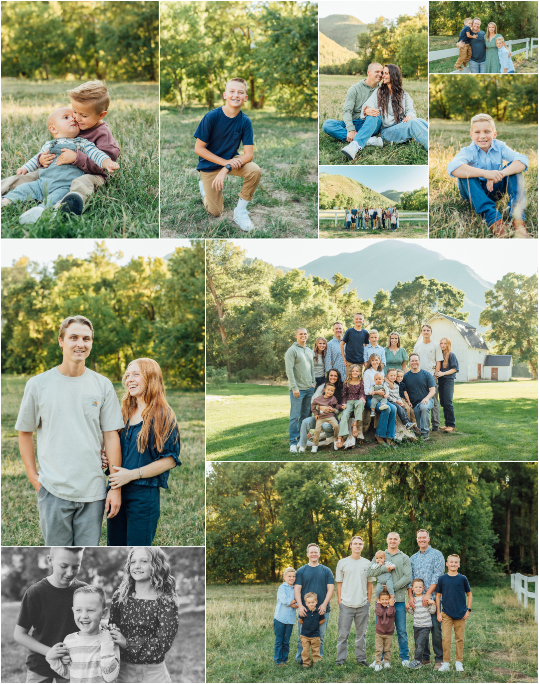 Extended Family Photographer - Springville Utah Photography