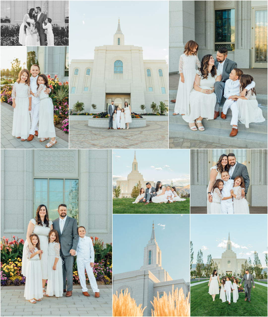 Orem LDS Temple Sealing - Utah Family Sealing Photography