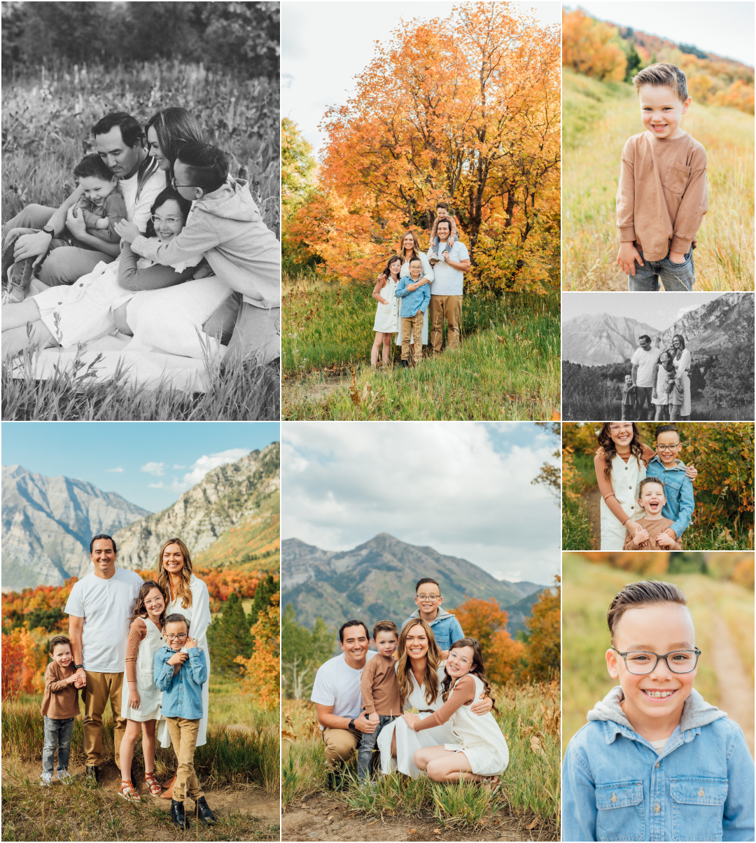 Provo Utah Fall Family Photographer - Family of 5 pictures