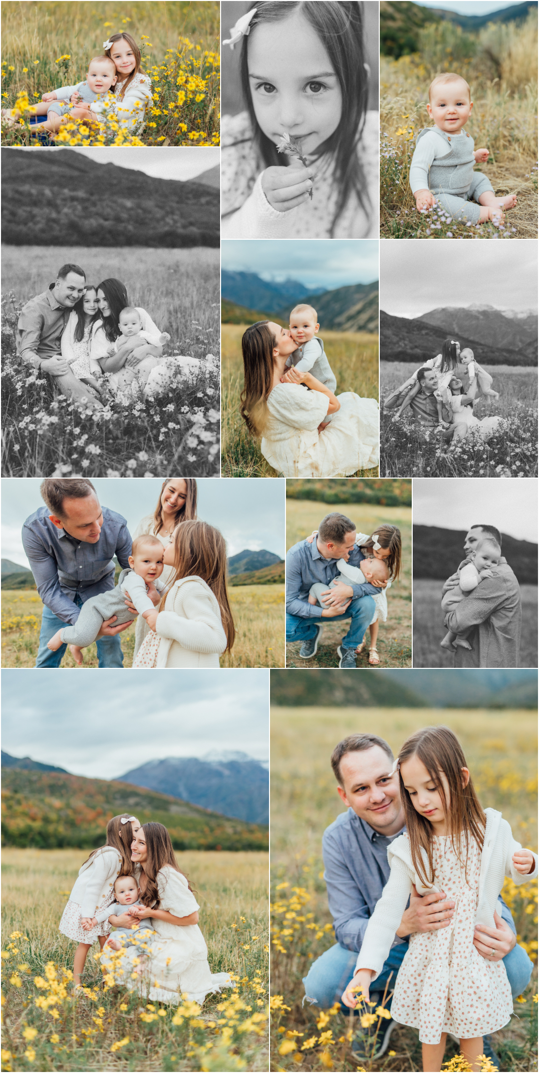 Wild Flowers and Fall color - Provo Utah Family Photographer