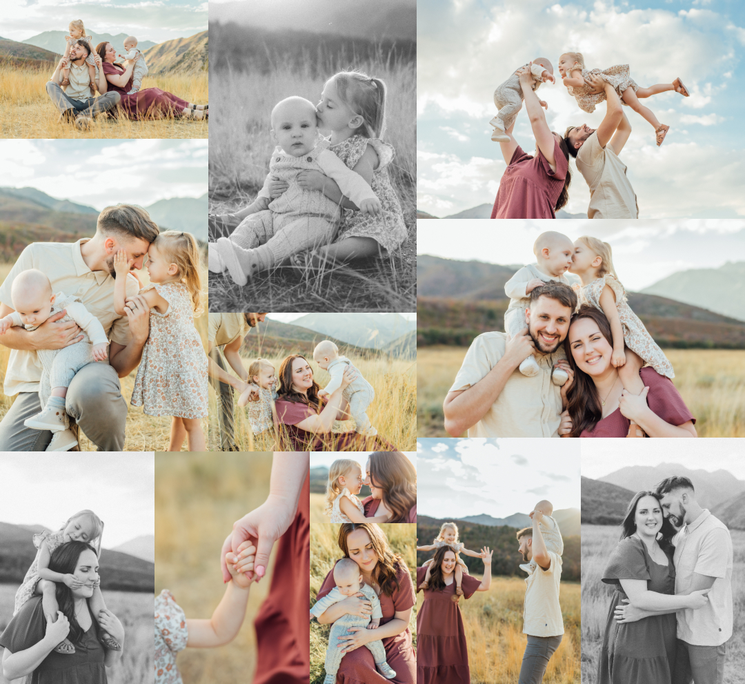 Family Photography in Provo Utah - Fall Family Pictures in Utah County