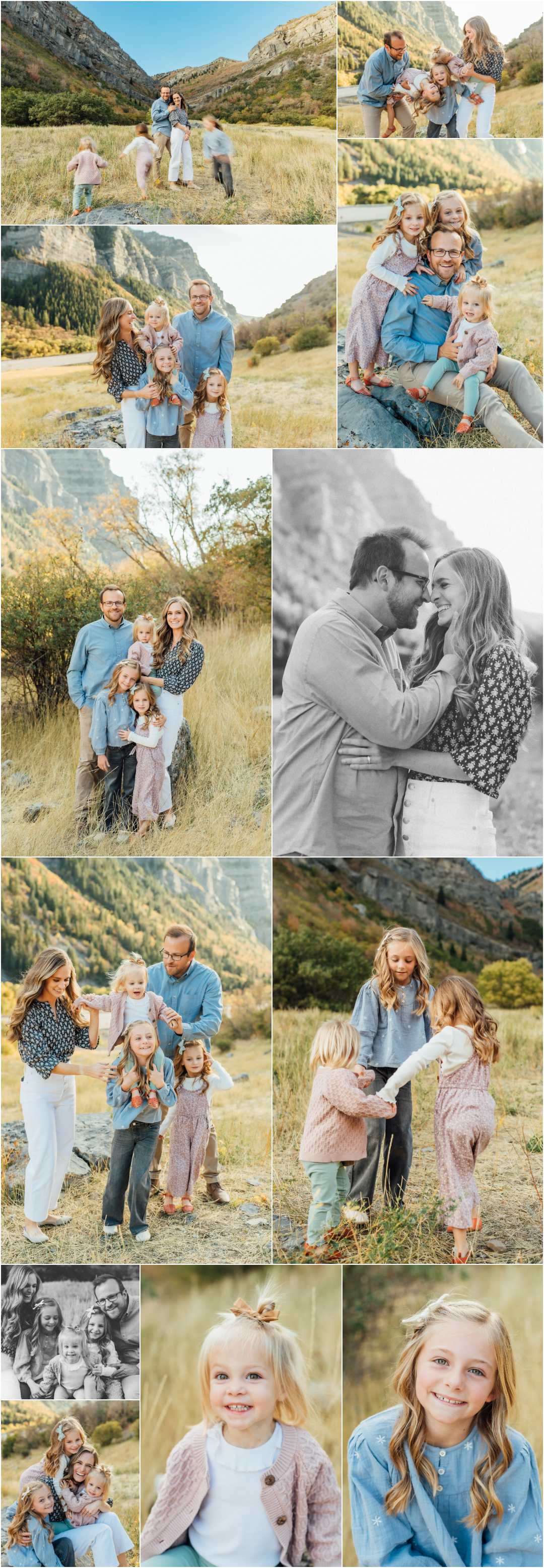 Provo Canyon Photographer - Fall Family Photos in Utah