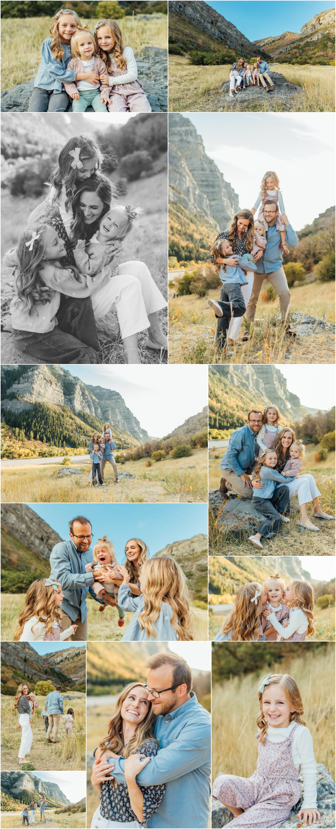 Provo Canyon Photographer - Fall Family Photos in Utah