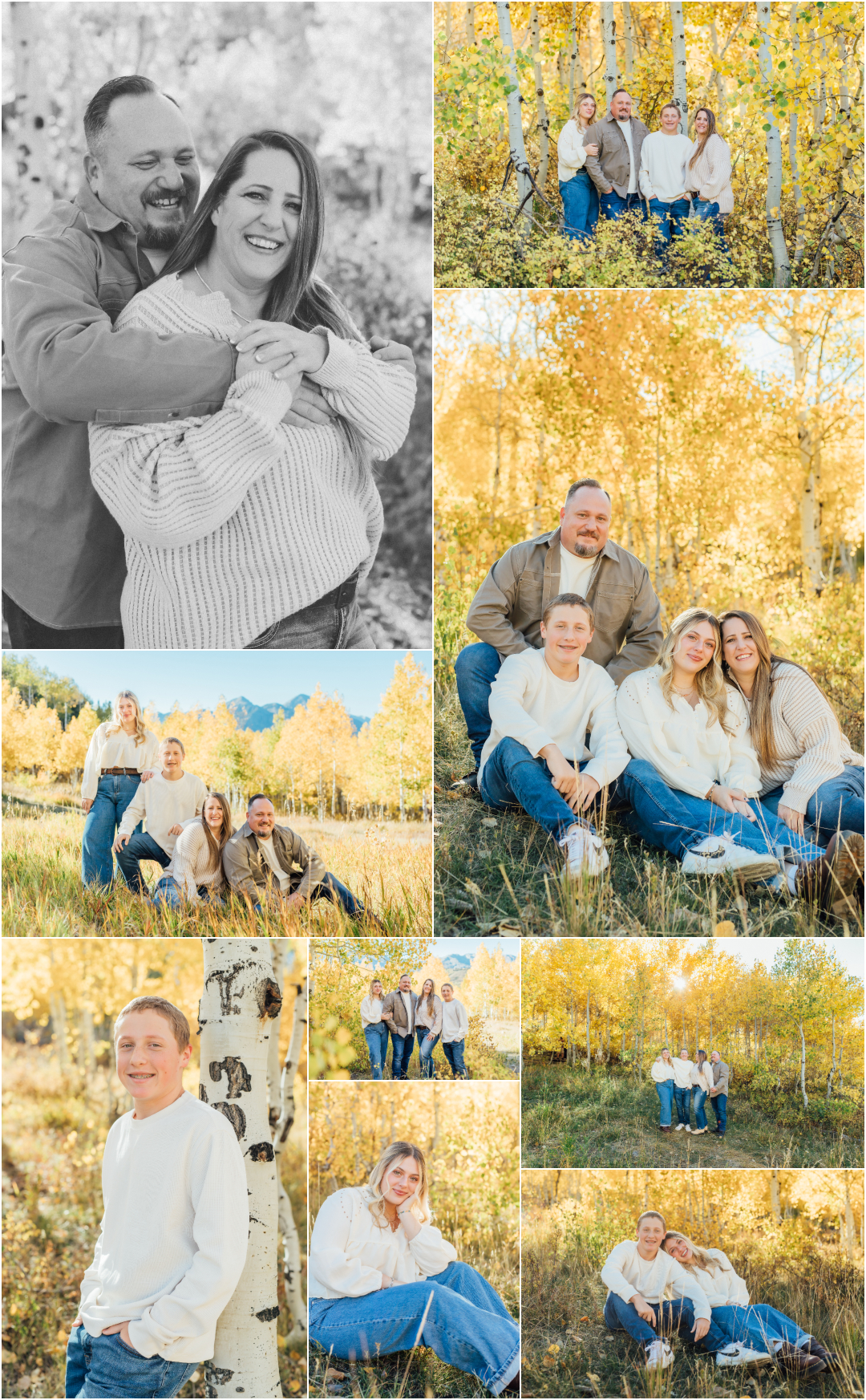 Family Pictures with Teens - Utah County Fall Family Photographer