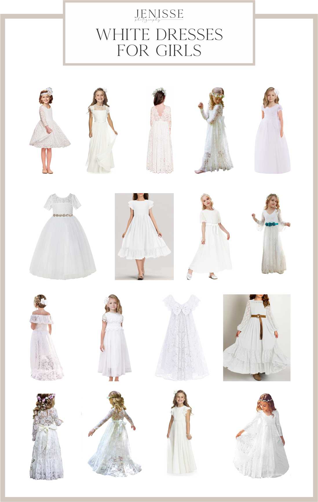 LDS Baptism Dress Ideas - Communion Dresses for girls