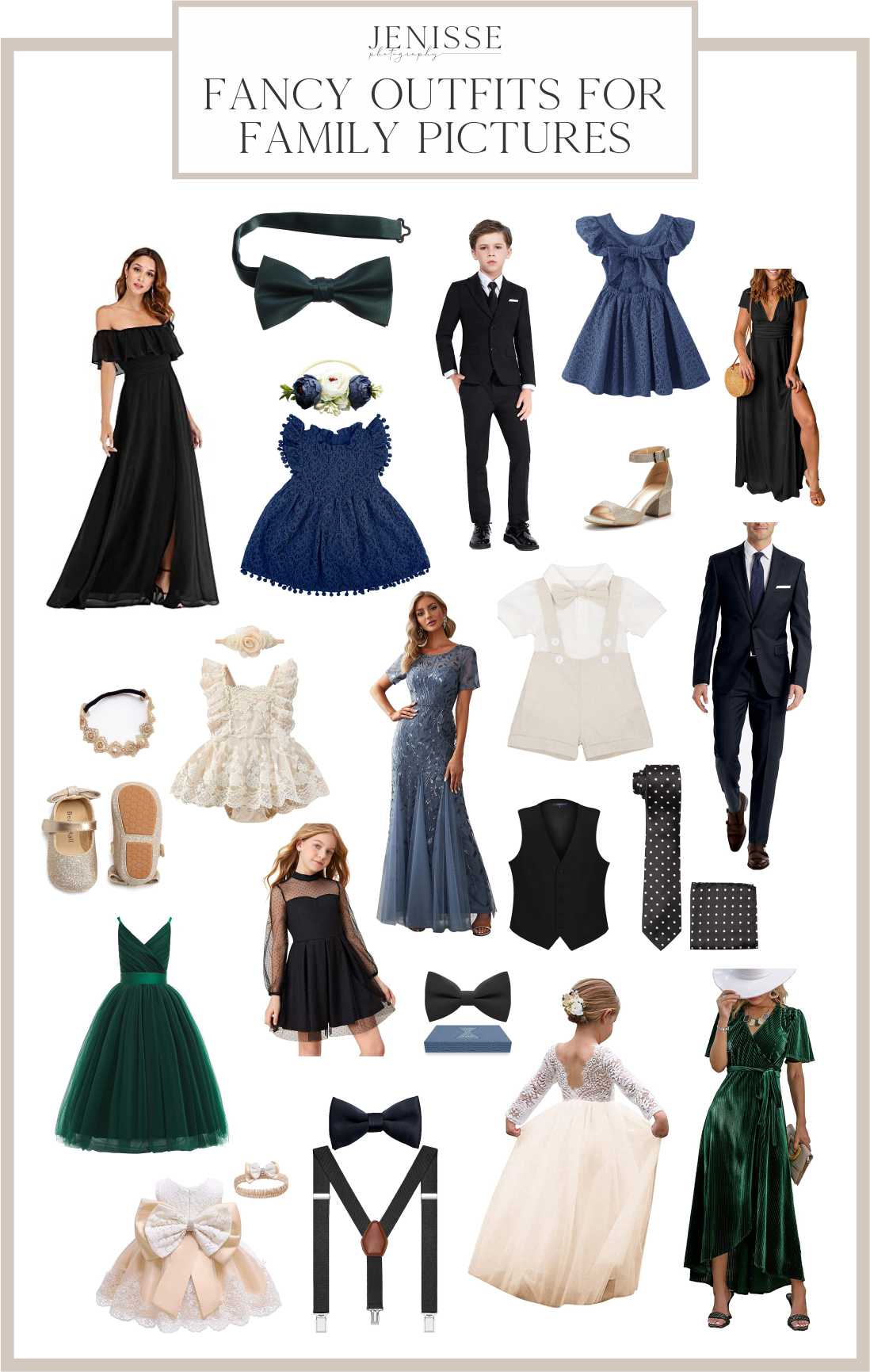 Fancy Outfits for Family Pictures - Elegant and Classy Outfit Inspiration