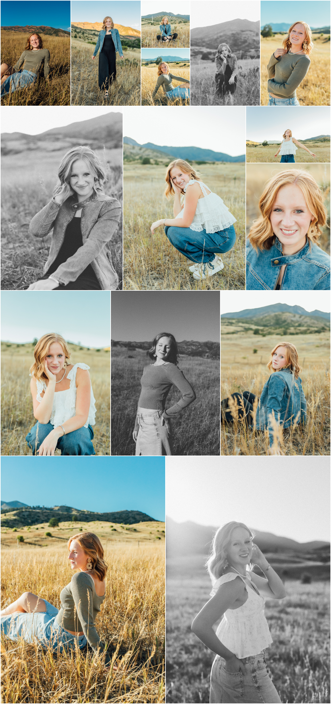 Spanish Fork Field - Senior Girl Portraits in Utah