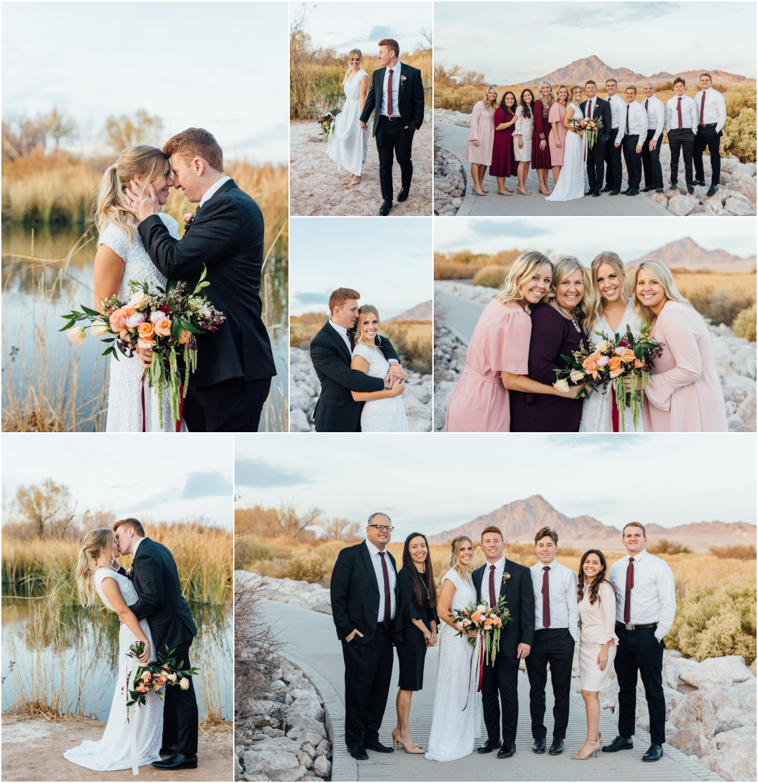 Las Vegas Nevada Clark County Wetlands Park - Destination Wedding Photographer - Bridal Pictures and Formal Photography