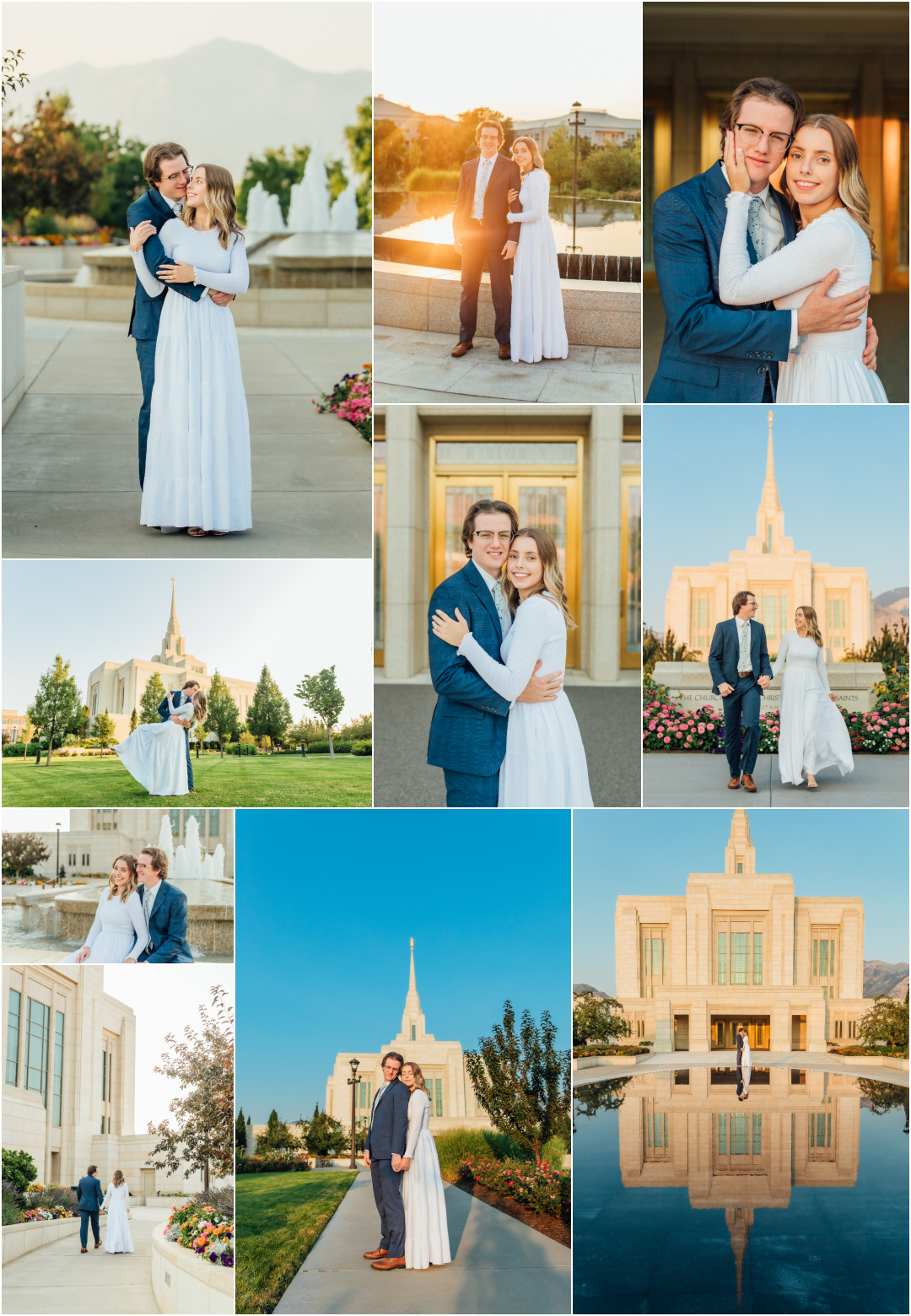 Ogden LDS Temple Wedding - Utah Bridal Photography