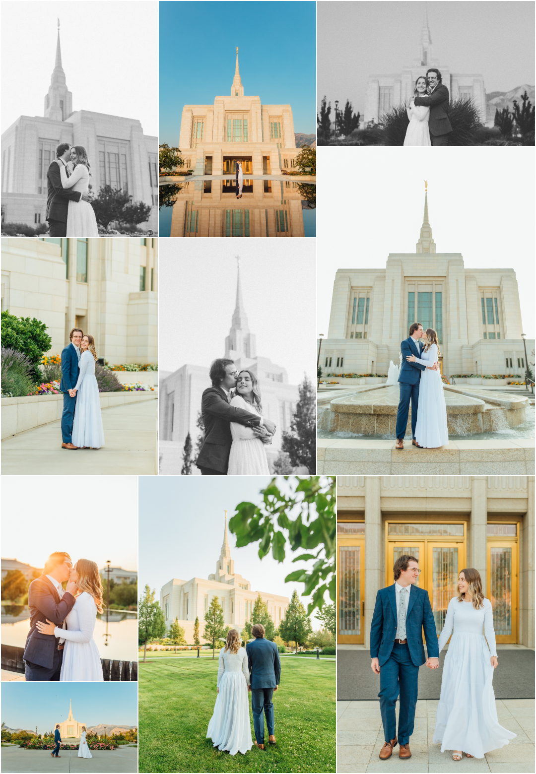 Ogden LDS Temple Wedding - Utah Bridal Photography