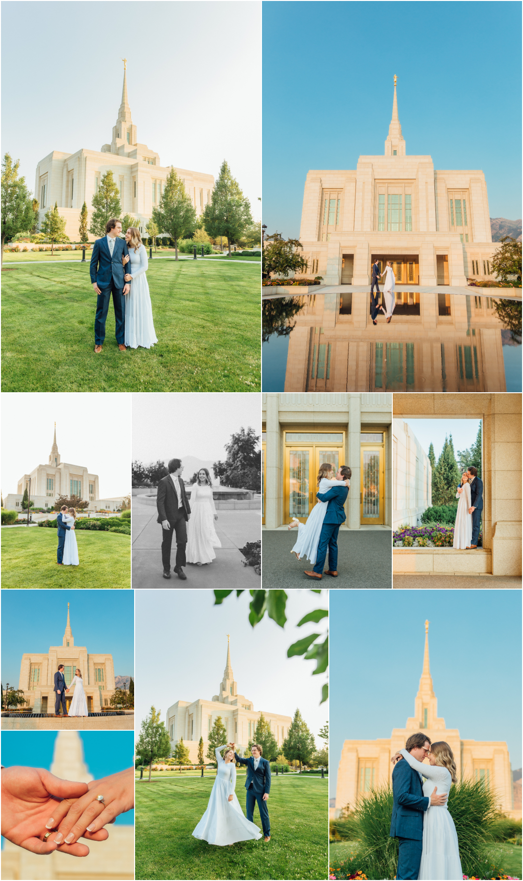 Ogden LDS Temple Wedding - Utah Bridal Photography