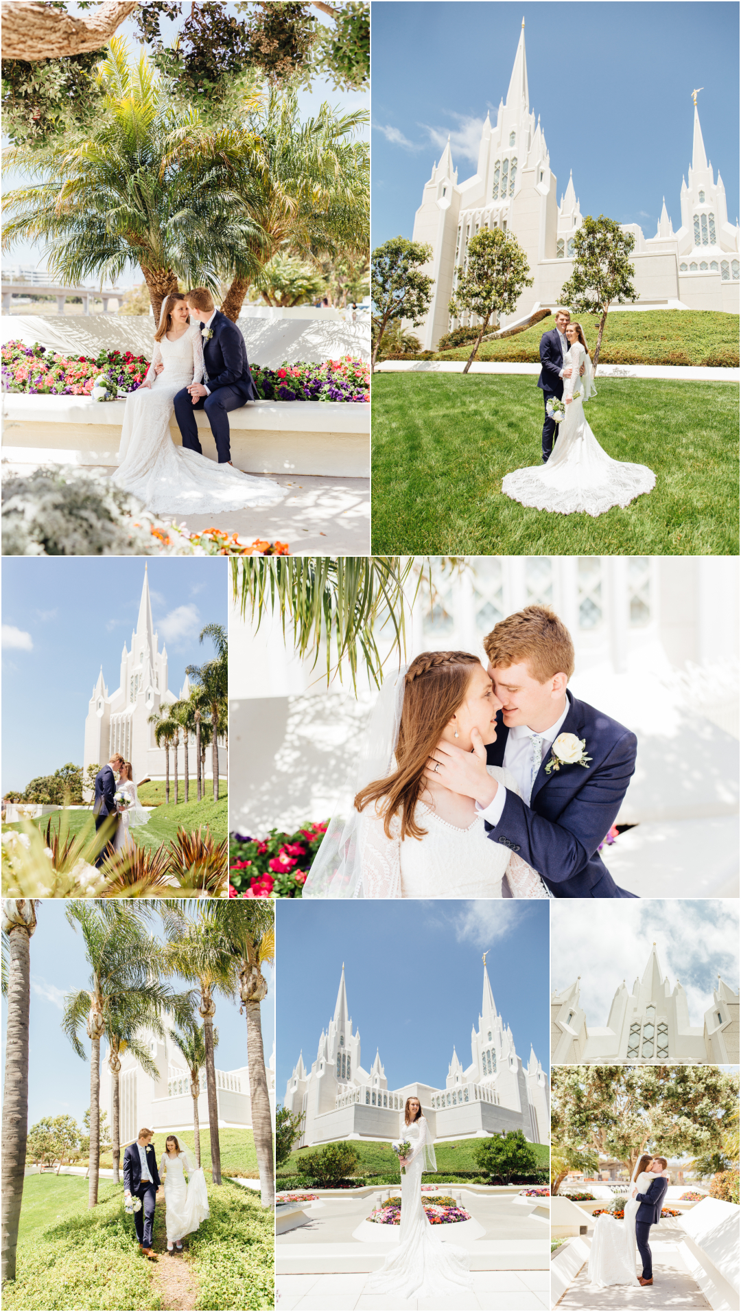 San Diego LDS Temple - Destination Wedding Photographer