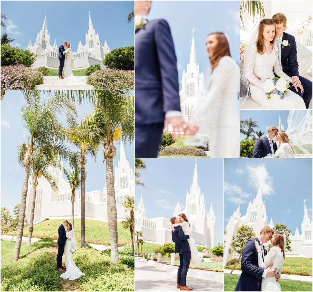 San Diego LDS Temple - Destination Wedding Photographer