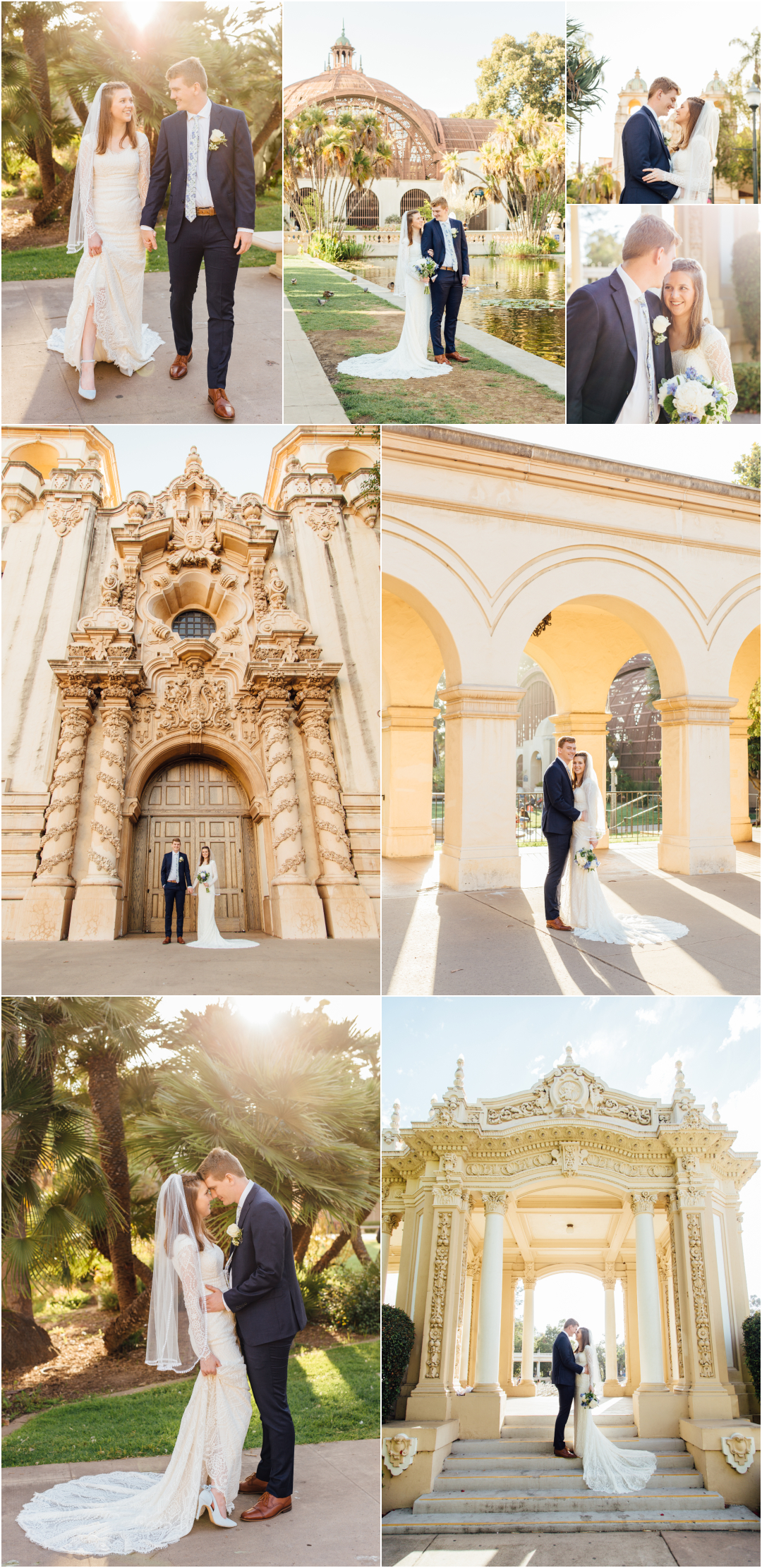 San Diego Balboa Park Bridals - California Destination Wedding Photographer