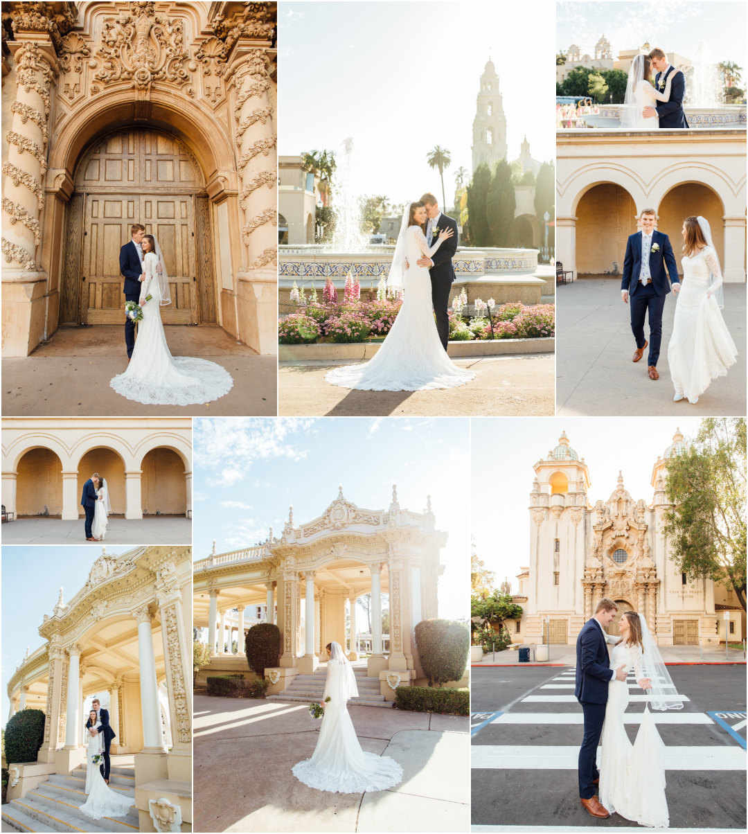 San Diego Balboa Park Bridals - California Destination Wedding Photographer